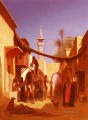 Calle de Damasco Parte 2 Orientalista árabe Charles Theodore Frere